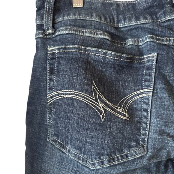 Wrangler Womans Boot Cut Jeans 17x30 EUC Western Ranch work Riding  Like New - Picture 7 of 8